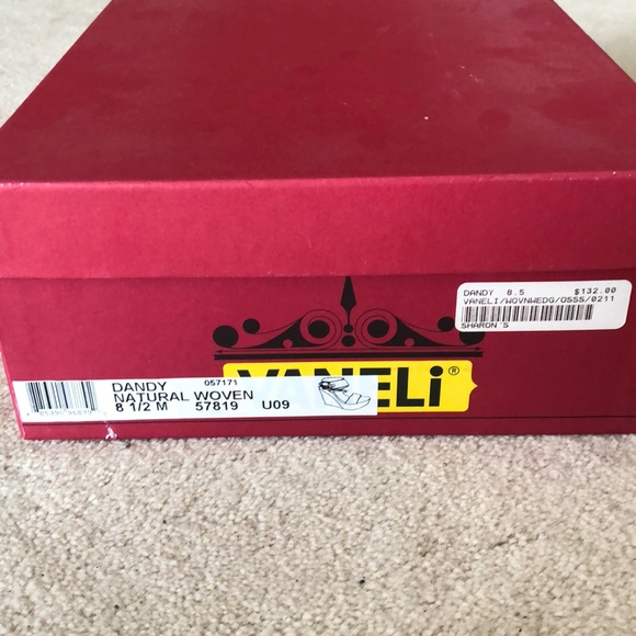 Vaneli Dandy Natural Woven Wedge espadrille - Picture 5 of 5